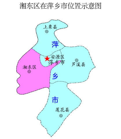 萍乡市乡镇地图图片